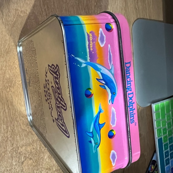 Vintage Lisa Frank Dolphins tin - Picture 7 of 9